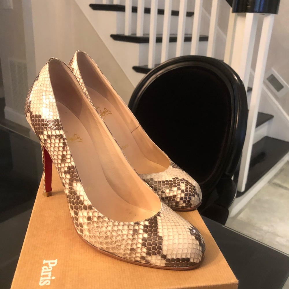 Christian Louboutin Python Pump 100 - image 2